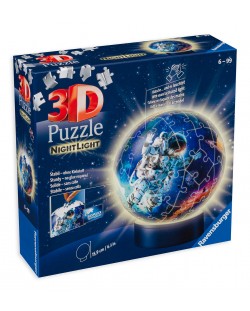 3D παζλ Ravensburger  72 τεμαχίων- Αστροναύτης που λάμπει