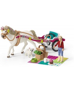 Σετ φιγούρες Schleich Horse Club - Άμαξα επίδειξης αλόγων