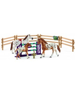 Σετ φιγούρων Schleich Horse Club - Για τουρνουά της Lisa