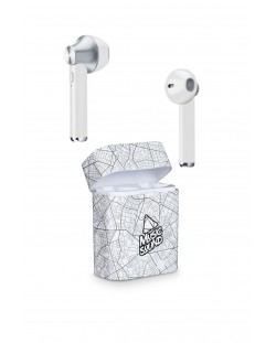 Ασύρματα ακουστικά Cellularline - Music Sound, TWS, λευκα