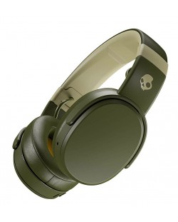 Ακουστικά με μικρόφωνο Skullcandy - Crusher Wireless, moss/olive/yellow
