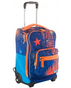 Βαλίτσα-τσάντα πλάτης Mitama Dr. Trolley - Let's Go+ αυτοκόλλητα δώρου