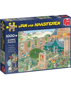 Παζλ Jumbo 1000 κομμάτια - Αγορά τέχνης, Jan van Haasteren