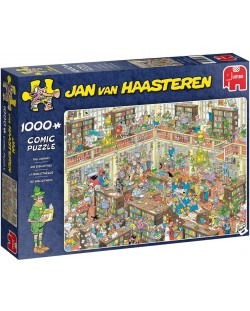 Παζλ Jumbo 1000 κομμάτια - Η βιβλιοθήκη, Jan van Haasteren