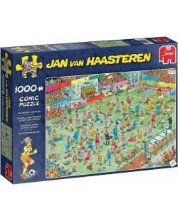Παζλ Jumbo 1000 κομμάτια - Γυναικείο ποδόσφαιρο, Jan van Haasteren