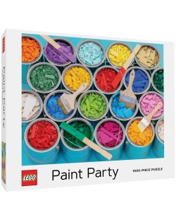 Παζλ Chronicle Books 1000 τεμάχια -LEGO Paint Party