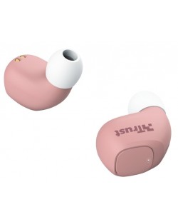 Ακουστικά Trust - Nika Compact, ροζ