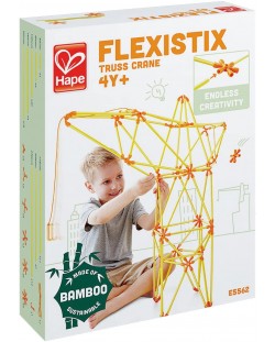 Κατασκευαστής από ράβδους μπαμπού Hape Flexistix - Γερανός