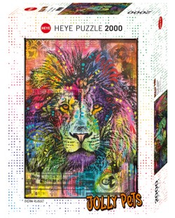 Παζλ Heye 2000 κομμάτια - Λιοντάρι καρδιά