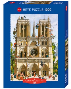 Παζλ Heye 1000 κομμάτια - Vive Notre Dame!, Jean-Jacques Loup