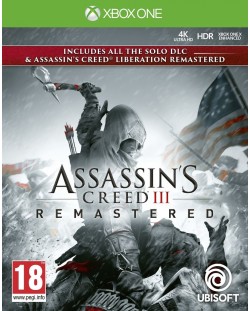 Assassin's Creed III Remastered + All Solo DLC & Assassin's Creed Liberation (Xbox One)	