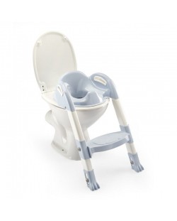 Αντάπτορας λεκάνης τουαλέτας Thermobaby Kiddyloo -Πτυσσόμενο, με σκάλα, Baby Blue
