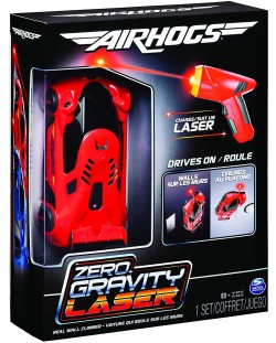 Σετ παιχνιδιού Spin Master Air Hogs - Αυτοκίνητο Zero Gravity Laser, κόκκινο