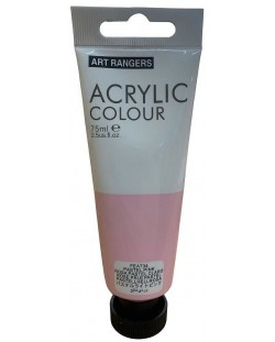 Ακρυλικό χρώμα  Art Ranger - Παστέλ ροζ, 75 ml