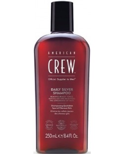 American Crew Σαμπουάν για γκρίζα μαλλιά, 250 ml