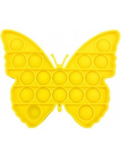 Παιχνίδι άντι-στρες Poppit Fidget - Πεταλούδα, κίτρινι
