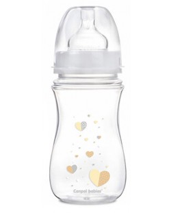 Μπιμπερό κατά των κολικών Canpol - Newborn Baby, 240 ml, μπεζ