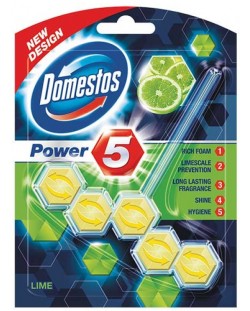 Αποσμητικό τουαλέτας  Domestos - Power 5 Lime, 55 g