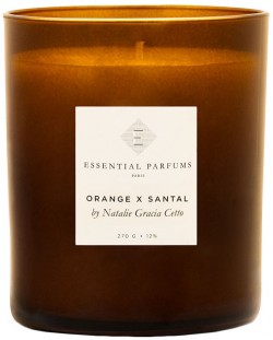 Αρωματικό κερί Essential Parfums - Orange x Santal by Natalie Gracia Cetto, 270 g