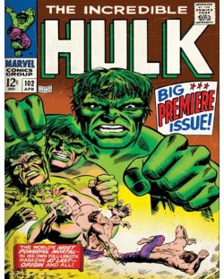 Εκτύπωση τέχνης Pyramid Marvel: The Hulk - Comic Cover
