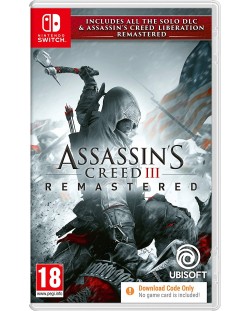 Assassin's Creed III Remastered + All Solo DLC & Assassin's Creed Liberation - Κωδικός σε κουτί (Nintendo Switch)