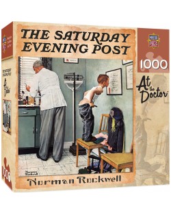 Παζλ Master Pieces 1000 κομμάτια - Στον γιατρό, Norman Rockwell