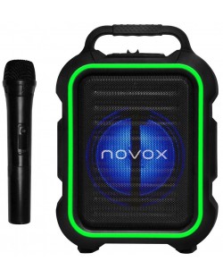 Ηχοσύστημα Novox - Mobilite, μαύρο/πράσινο