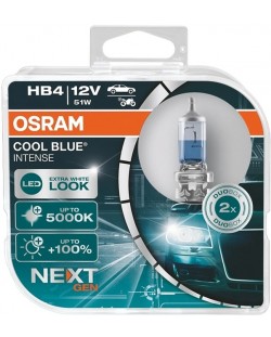 Λάμπες αυτοκινήτου Osram - HB4, 9006CBN, Cool Blue Intense