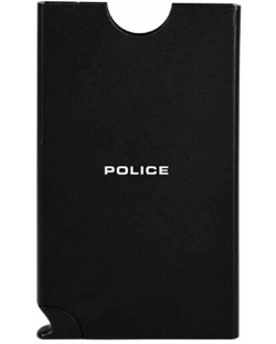  Αυτόματη επαγγελματική θήκη καρτών Police - Akron, μαύρο