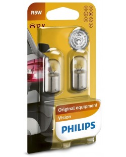 Λάμπες αυτοκινήτου Philips - 12V, R5W, BA15s, 2 τεμάχια