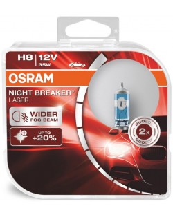 Λάμπες αυτοκινήτου Osram - H8, 64212NL, Night Breaker Laser