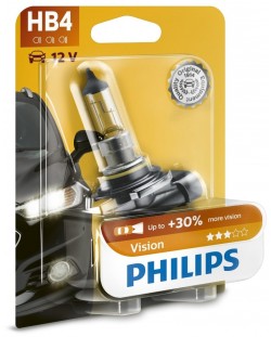 Λάμπα αυτοκινήτου  Philips - HB4 Vision, 12V, 55W, P22d