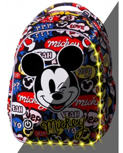 Σχολικό φωτιζόμενο σακίδιο LED  Cool Pack Joy S - Mickey Mouse