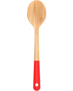Κουτάλι μπαμπού  Pebbly - 30 cm, κόκκινο