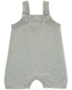 Βρεφική φόρμα Lassig - Cozy Knit Wear, 74-80 cm, 7-12 μηνών, γκρι