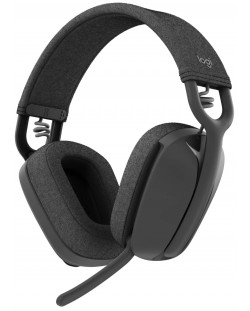 Ασύρματα ακουστικά με μικρόφωνο Logitech - Zone Vibe 100,μαύρο/γκρι