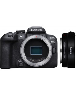Φωτογραφική μηχανή Mirrorless Canon - EOS R10, προσαρμογέας Canon - EF-EOS R