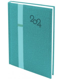 Σημειωματάριο Spree Denim - Με λάστιχο για στυλό, 168 φύλλα, γαλάζιο, 2024
