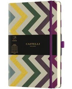 Σημειωματάριο Castelli Oro - Frets, 13 x 21 cm, με γραμμές