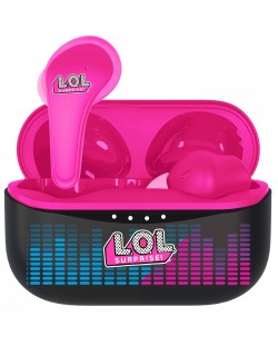 Ασύρματα ακουστικά OTL Technologies - L.O.L., TWS, ροζ