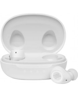 Ασύρματα ακουστικά με μικρόφωνο JBL - FREE II, TWS, λευκά