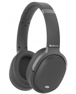 Ασύρματα ακουστικά με μικρόφωνο Denver - BTN-210, ANC,μαύρο