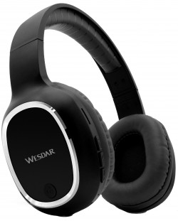 Ασύρματα ακουστικά με μικρόφωνο Wesdar - BH6, μαύρα