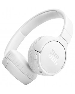 Ασύρματα ακουστικά με μικρόφωνο JBL - Tune 670NC, ANC, λευκό