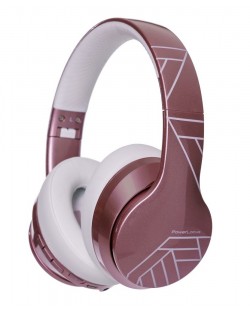 Ασύρματα ακουστικά PowerLocus - P6, PL Collection, ροζ