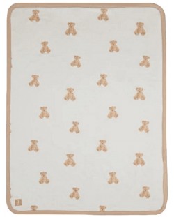 Βρεφική βελούδινη κουβέρταJollein - Teddy Bear, 75 х 100 cm