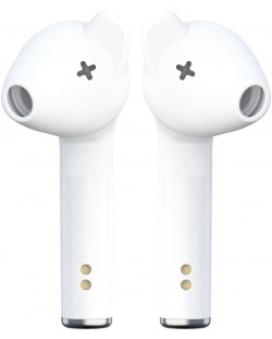 Ασύρματα ακουστικά Defunc - TRUE PLUS, TWS, λευκά
