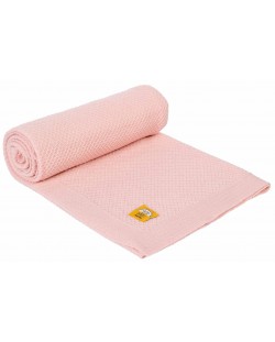 Βρεφική κουβέρτα μάλλινη Shushulka merino - 80 x 100 cm, ροζ