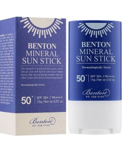 Benton Mineral sunscreen stick, SPF50+, 15 g