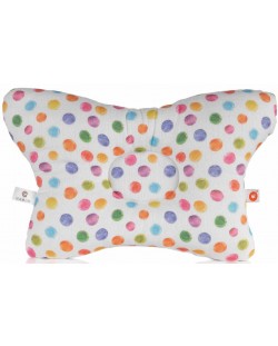 Βρεφικό μαξιλάρι Xkko - Watercolour Polka Dots